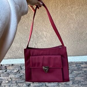 Guess Deep Red Shoulder Bag